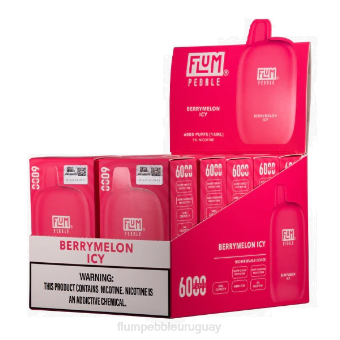 FLUM PEBBLES 6000 inhalaciones 10 paquetes melón helado 202R8 - Flum Pebble Precio